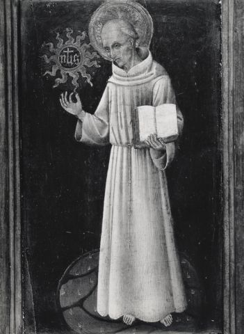 Frick Art Reference Library — Giovanni di Paolo - sec. XV - San Bernardino da Siena — insieme